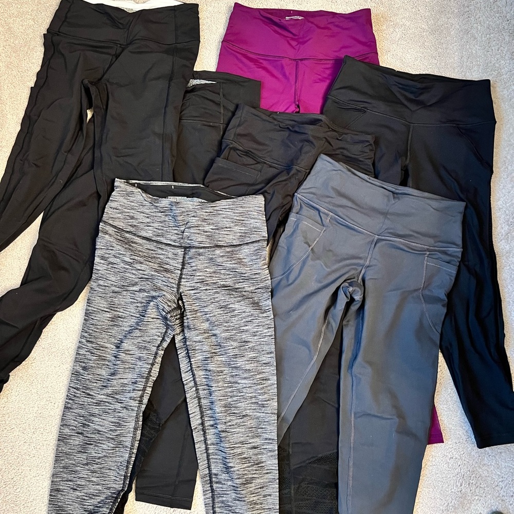 Lot of 7 Victoria’s Secret Leggings